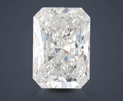 3.07ct E VS1 Rare Carat Ideal Cut Radiant Lab Grown Diamond