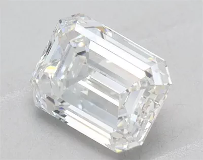 0.90ct F VS2 Rare Carat Ideal Cut Emerald Lab Grown Diamond