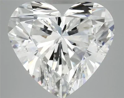 6.76ct E VVS2 Rare Carat Ideal Cut Heart Lab Grown Diamond