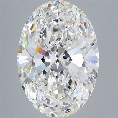 11.08ct F VVS2 Rare Carat Ideal Cut Oval Lab Grown Diamond