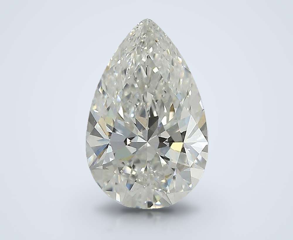 1.56ct F VVS2 Rare Carat Ideal Cut Pear Lab Grown Diamond