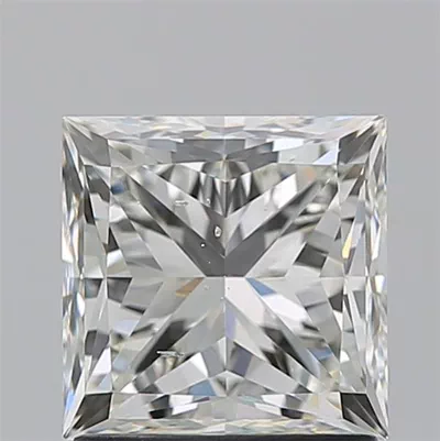 1.70ct J SI1 Rare Carat Ideal Cut Princess Diamond
