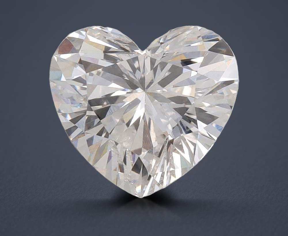 1.57ct E VVS2 Rare Carat Ideal Cut Heart Lab Grown Diamond