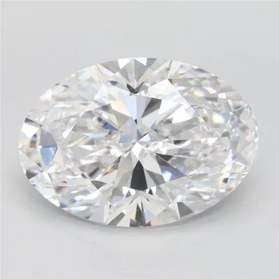 4.18ct D VVS1 Rare Carat Ideal Cut Oval Lab Grown Diamond