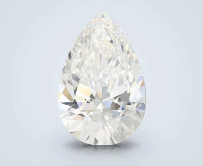7.10ct E VVS2 Rare Carat Ideal Cut Pear Lab Grown Diamond