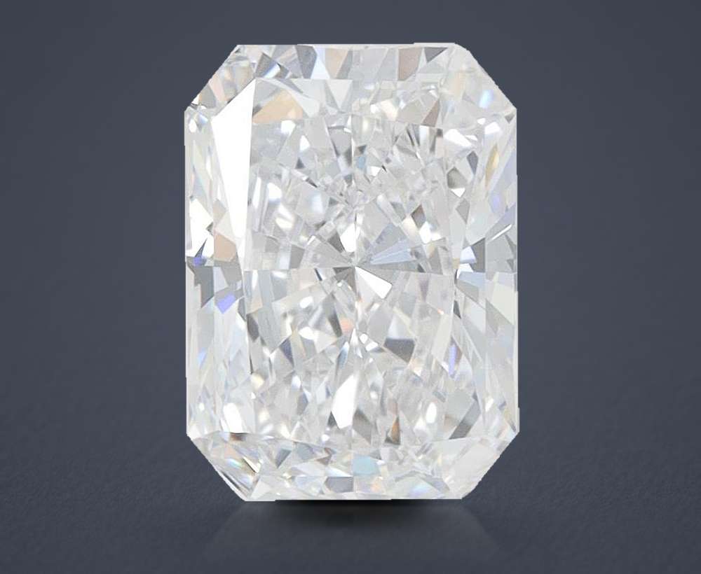 1.59ct D VVS1 Rare Carat Ideal Cut Radiant Lab Grown Diamond