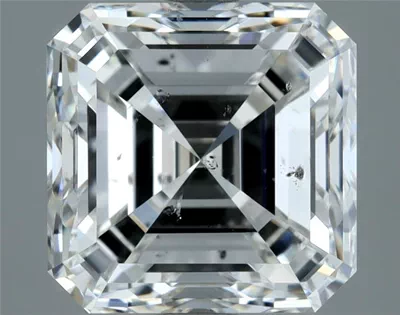 2.51ct H SI2 Very Good Cut Asscher Diamond