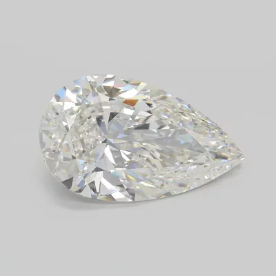 15.08ct F VVS2 Rare Carat Ideal Cut Pear Lab Grown Diamond
