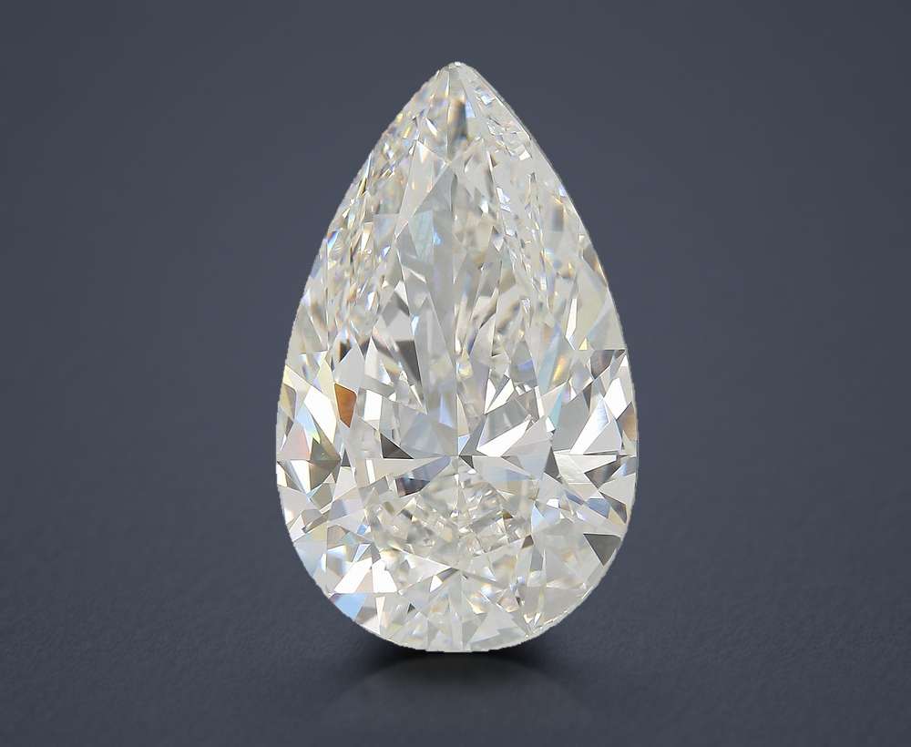 15.08ct F VVS2 Rare Carat Ideal Cut Pear Lab Grown Diamond