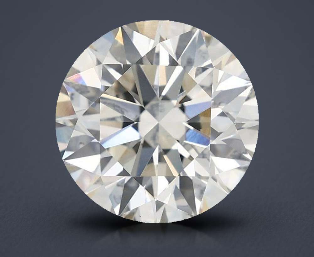 3.01ct I VVS2 Rare Carat Ideal Cut Round Lab Grown Diamond