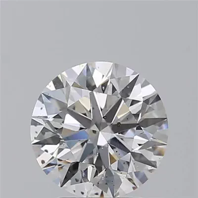 2.70ct F SI2 Rare Carat Ideal Cut Round Diamond