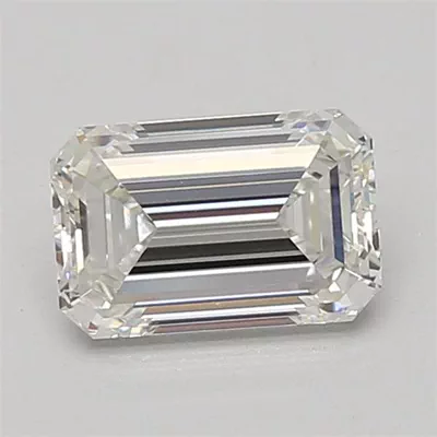1.41ct F VVS2 Rare Carat Ideal Cut Emerald Lab Grown Diamond