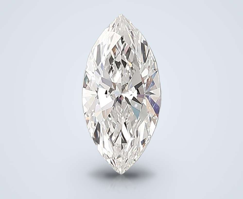 3.01ct F VS1 Rare Carat Ideal Cut Marquise Lab Grown Diamond