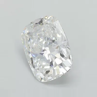 3.21ct E VS1 Rare Carat Ideal Cut Cushion Lab Grown Diamond