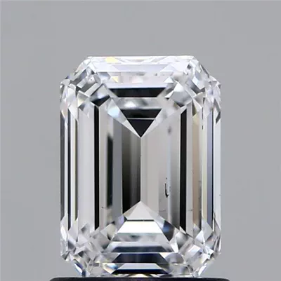 1.22ct E SI1 Excellent Cut Emerald Lab Grown Diamond