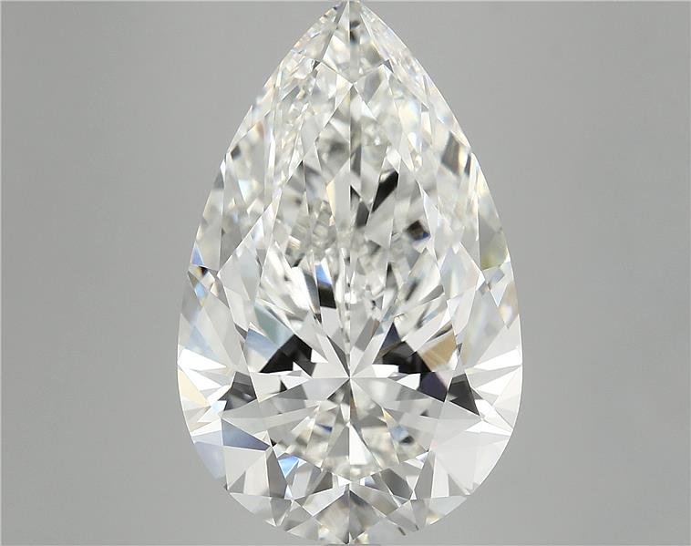 10.12ct F VVS2 Rare Carat Ideal Cut Pear Lab Grown Diamond