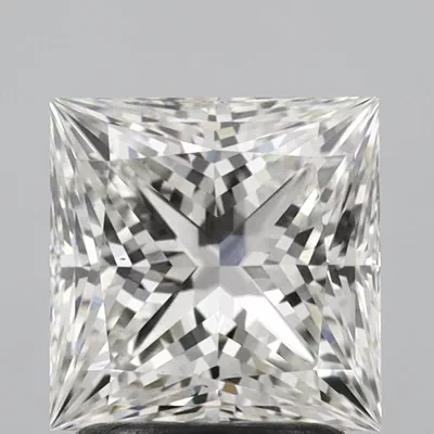 2.09ct H VS1 Rare Carat Ideal Cut Princess Lab Grown Diamond