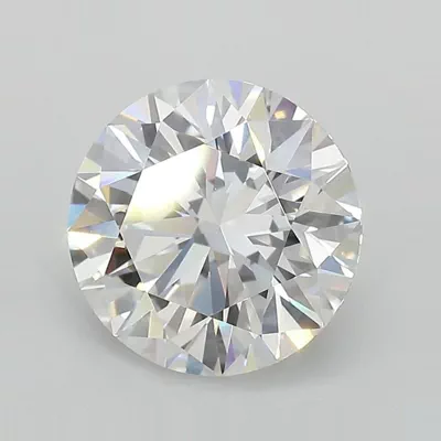 3.37ct E VVS2 Rare Carat Ideal Cut Round Lab Grown Diamond