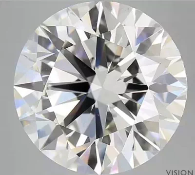 10.14ct I VS2 Rare Carat Ideal Cut Round Diamond