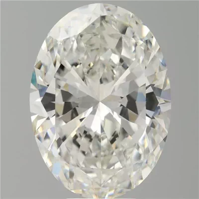 9.05ct G VVS2 Very Good Cut Oval Lab Grown Diamond