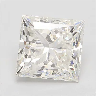 3.03ct G VVS2 Rare Carat Ideal Cut Princess Lab Grown Diamond