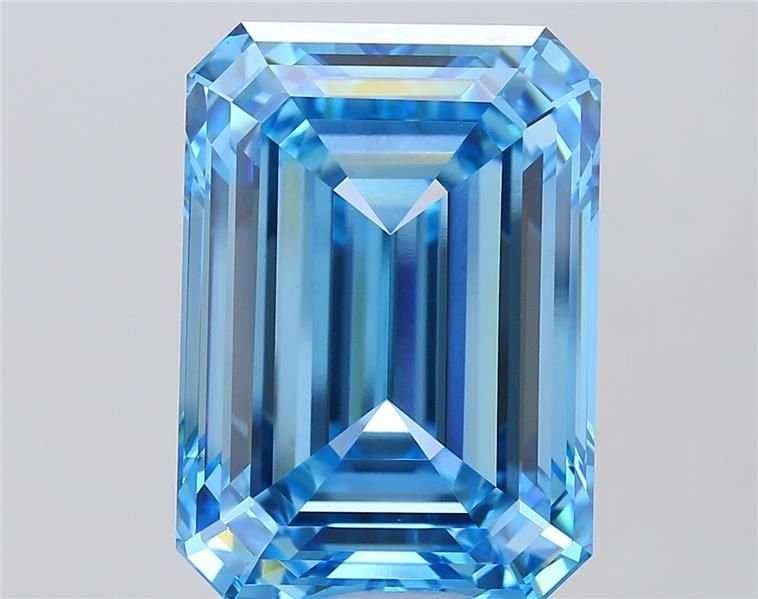 12.55ct F VS1 Very Good Cut Asscher Lab Grown Diamond