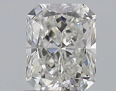 0.96ct F SI2 Rare Carat Ideal Cut Radiant Diamond