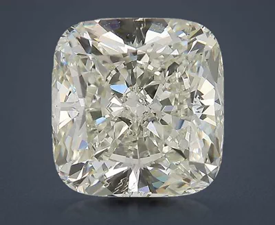 4.02ct K SI1 Rare Carat Ideal Cut Cushion Diamond