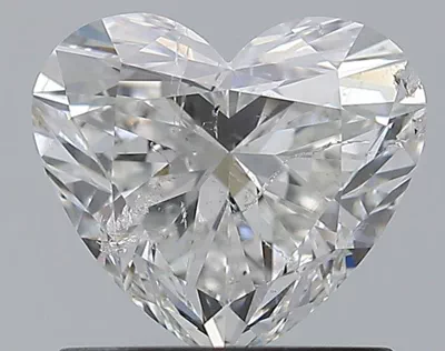 1.02ct F SI2 Rare Carat Ideal Cut Heart Diamond