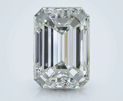 5.02ct J VS1 Rare Carat Ideal Cut Emerald Diamond