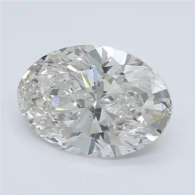 3.13ct H SI1 Very Good Cut Oval Lab Grown Diamond