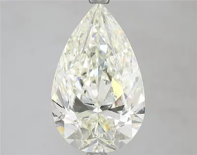 5.04ct J SI1 Rare Carat Ideal Cut Pear Diamond