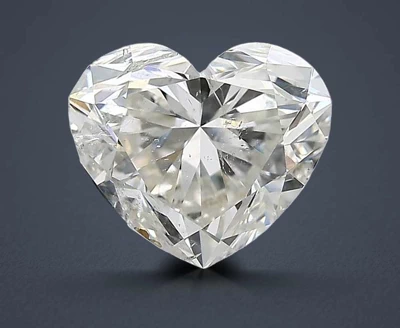 3.01ct I SI2 Rare Carat Ideal Cut Heart Diamond