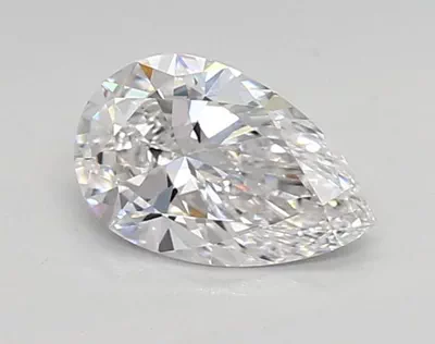 0.84ct D VVS1 Rare Carat Ideal Cut Pear Lab Grown Diamond