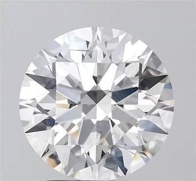 3.01ct H SI2 Rare Carat Ideal Cut Round Diamond