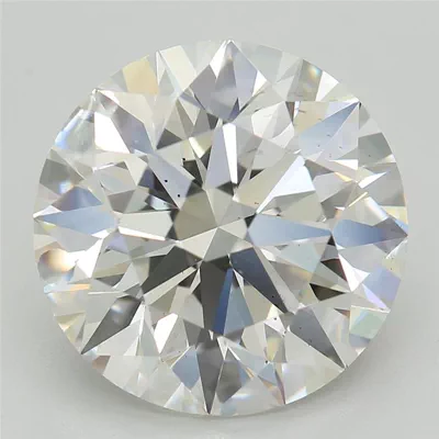 4.08ct G SI1 Excellent Cut Round Lab Grown Diamond