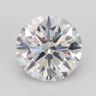4.09ct D FL Rare Carat Ideal Cut Round Lab Grown Diamond