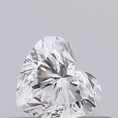 0.26ct D VS2 Rare Carat Ideal Cut Heart Diamond