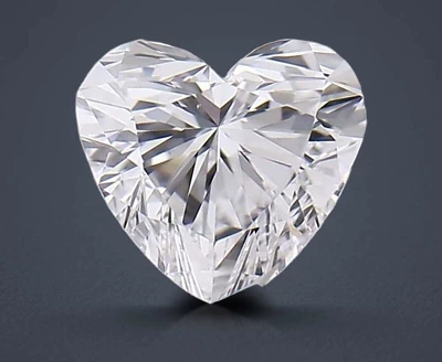0.26ct D VS2 Rare Carat Ideal Cut Heart Diamond