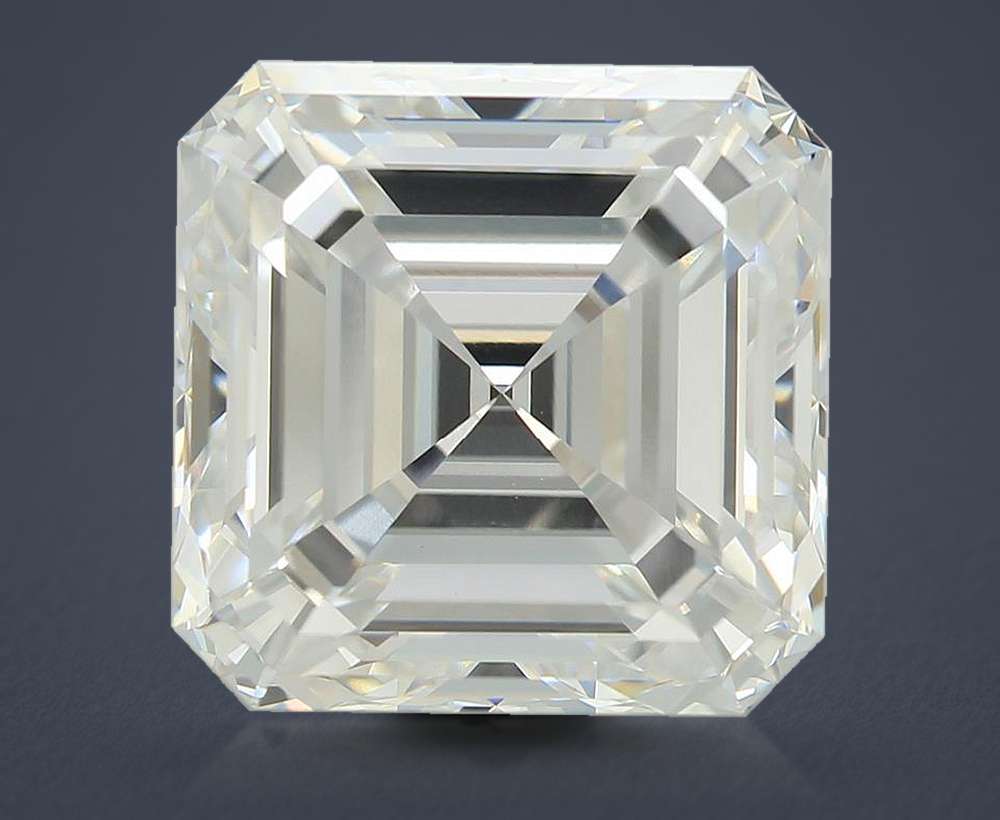 6.16ct E VVS2 Excellent Cut Asscher Lab Grown Diamond