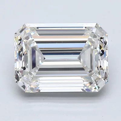 2.09ct I VS1 Rare Carat Ideal Cut Emerald Diamond