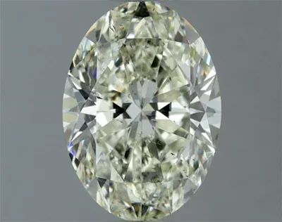 1.01ct K SI1 Rare Carat Ideal Cut Oval Diamond