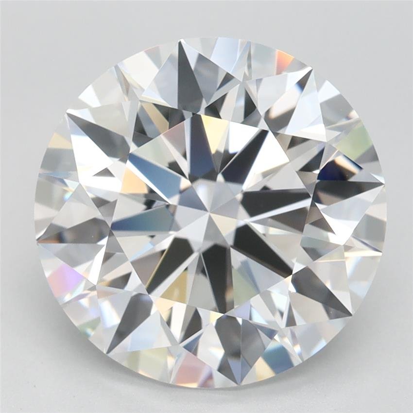 4.55ct D FL Rare Carat Ideal Cut Round Lab Grown Diamond
