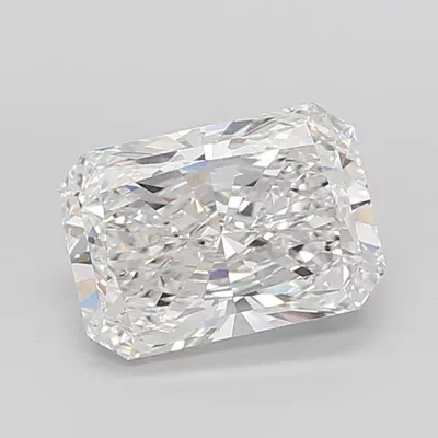 6.09ct D VVS2 Rare Carat Ideal Cut Radiant Lab Grown Diamond