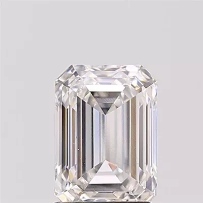 2.10ct F VS1 Excellent Cut Emerald Lab Grown Diamond