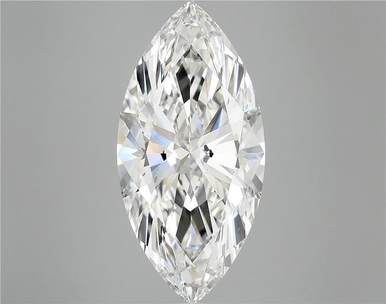 6.81ct F VS2 Rare Carat Ideal Cut Marquise Lab Grown Diamond