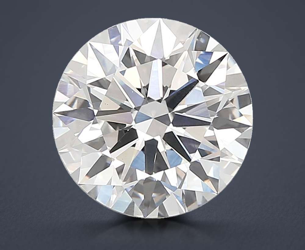 5.05ct F VS1 Rare Carat Ideal Cut Round Lab Grown Diamond