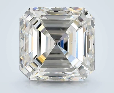 2.04ct F SI1 Rare Carat Ideal Cut Asscher Diamond