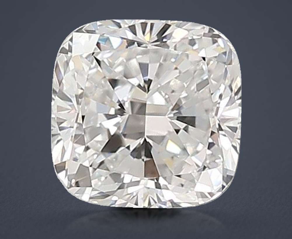 1.50ct E VVS2 Very Good Cut Cushion Lab Grown Diamond