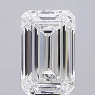 16.05ct F VS1 Rare Carat Ideal Cut Emerald Lab Grown Diamond